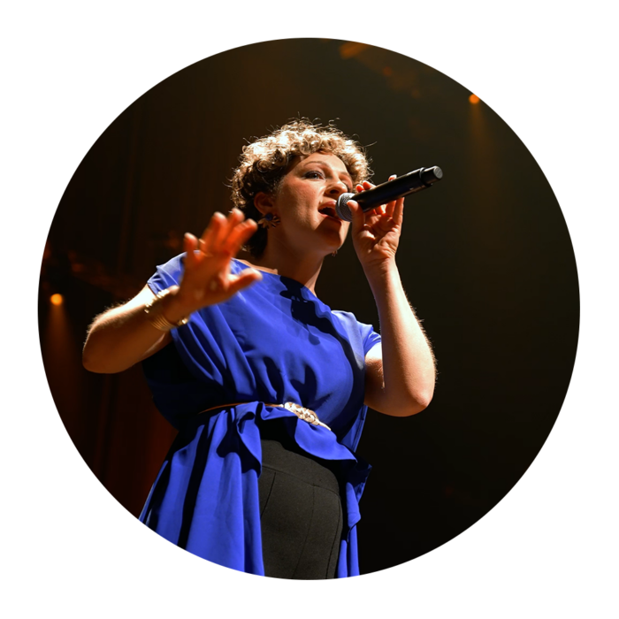 Nathalie, chanteuse, membre du groupe Gospel 4 Freedom