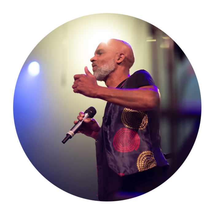 Olivier, chanteur, membre du groupe Gospel 4 Freedom