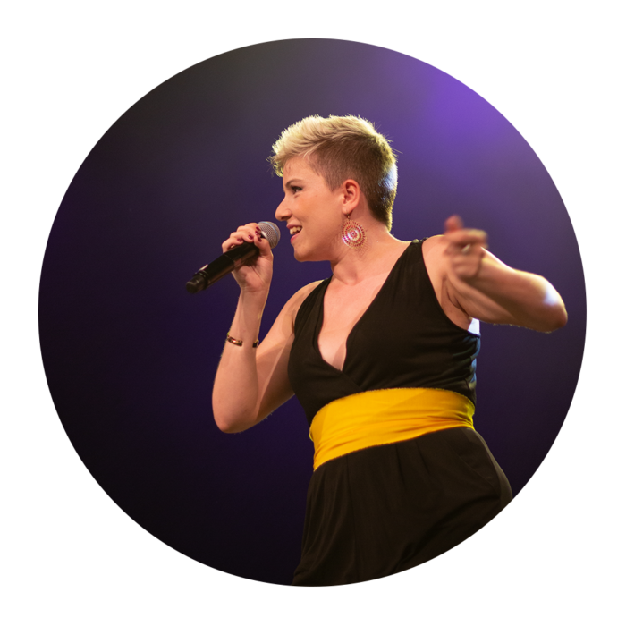 Zoélie, chanteuse, membre du groupe Gospel 4 Freedom