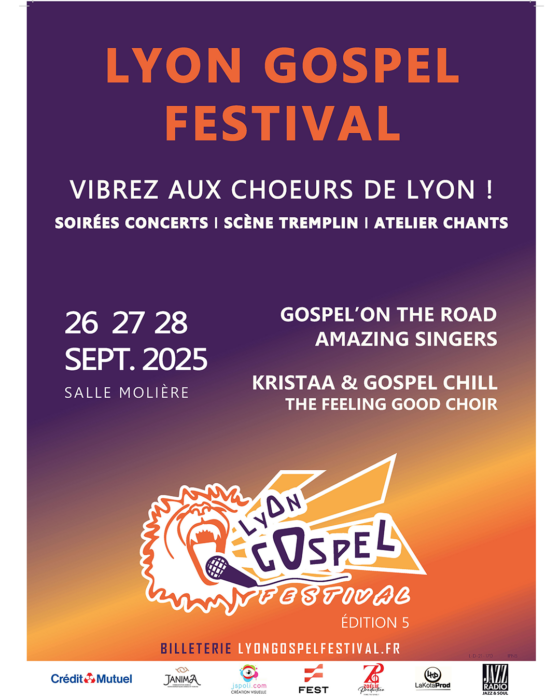 Affiche du Lyon Gospel Festival