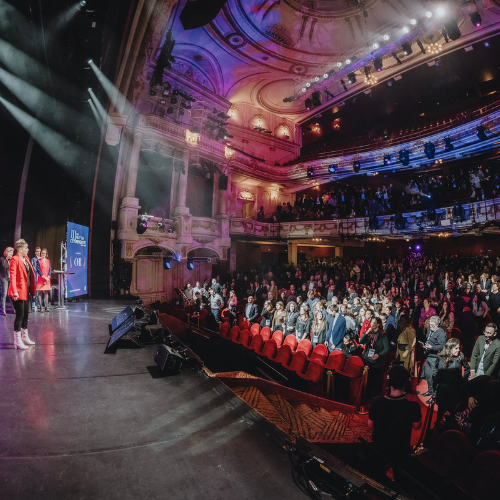Zoélie pendant la nuit de l'événementiel à Paris en 2025